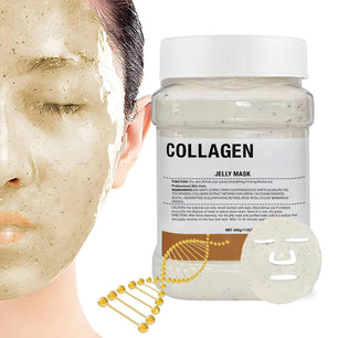 Collagen Jelly Facial Mask powder, Gel Hydrogel Mask, Mask Skin Care Moisturizing and Hydrating 11 Oz (Collagen)