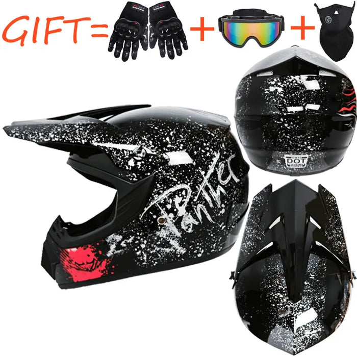 bicycle MTB motocross racing helmet motocross downhill bike helmet off-road mountain full face Helmet capacete motocross casco