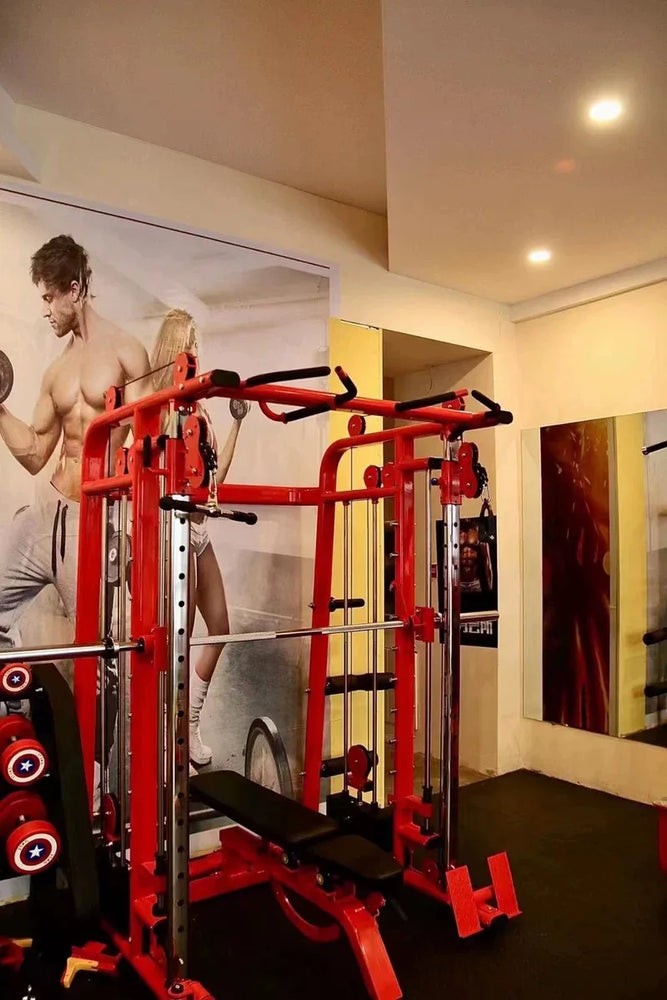 Equipment Fitness  Adjustable Multi-Functional Shoulder Press Machine for Home Gym & Commercial Use with Ergonomic Design