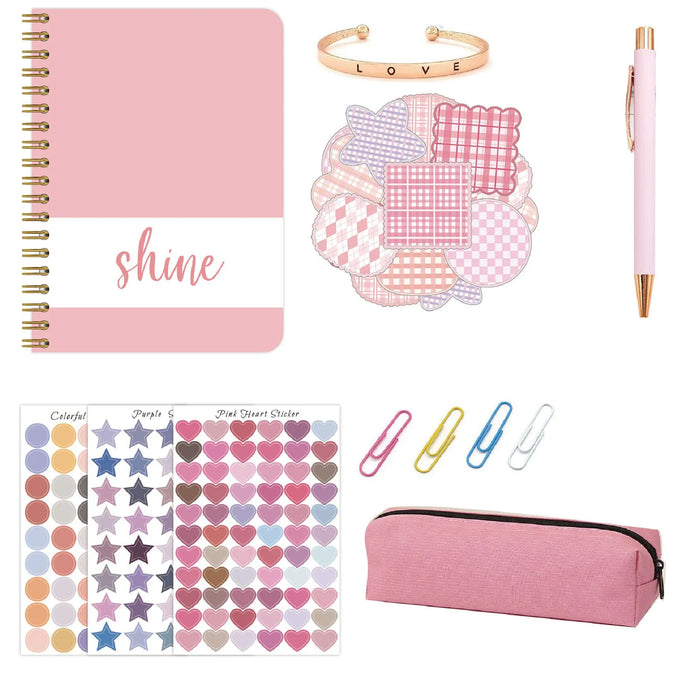 Creative Journal Set DIY Journal Set For Teen Girls Stationery Set Scrapbook And Journal Supplies Set Journal Art Craft Set