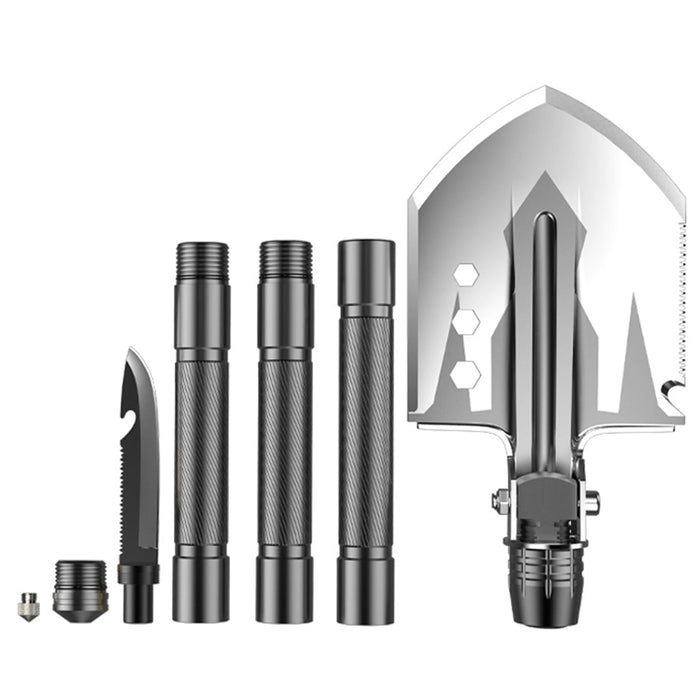 Folding Camping Shovel Outdoor Multitool Survival Equipment for Hiking Hunting Gardening Emergency multi tool shovel