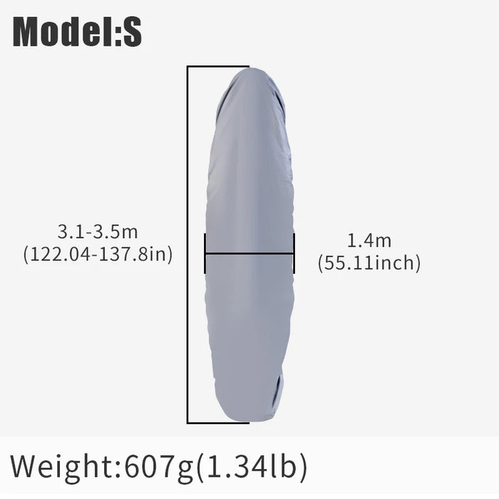 KOETSU KAYAK PROTECTIVE COVER KAYAK WATERPROOF AND DUSTPROOF SUNSHADE CANOE SURFBOARD BOAT JACKET