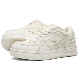Women Shoes for Men Tennis Retro Punk Canvas Leather Skateboard Shoes Fashion Male Sneakers Couple Outdoor Sport Casual Shoe