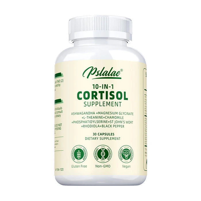 Cortisol Supplements - Improve Mood, Concentration and Relaxation, Relieve Anxiety and Promote Brain Nerve Health