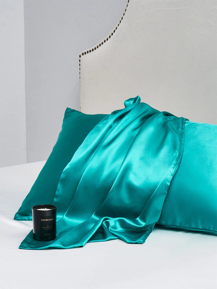 Bedsured King Size Satin Pillowcase Set of 2 - Silky Pillow Cases for Hair and Skin with Envelope Closure Gifts for Women Men