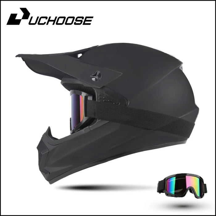 DOT Motocross Helmets  Kask Cross Downhill Soporte Casco Off Road Helmet Racing Classic Motorcycle Original Protective Glasses