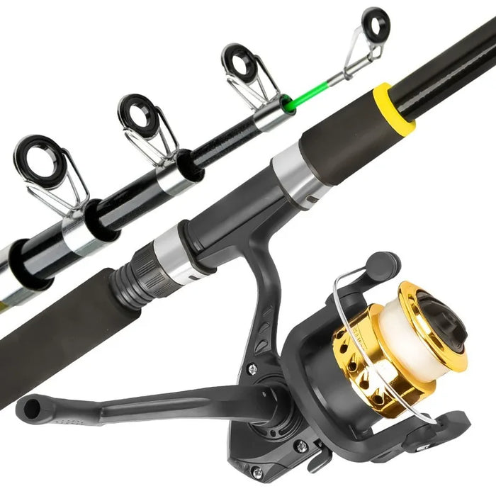 Lure Fishing Rod Set Sea Fishing with Bait Hard Bait and Soft Bait Set Fishing Gear Accessories Suitable for Beginners