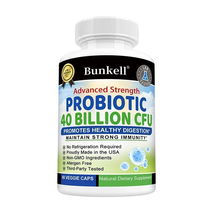 Daily Probiotic Nutritional Supplement - 40 Billion CFU for Gut Health - Probiotics for Men and Women - Digestive Health