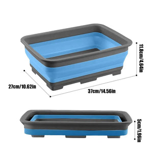Collapsibles Foot Bath Basin for Soaking Feet,Foot Soak Tub,Plastic Foot Bucket Foldable Laundry Basket Pool Accessories