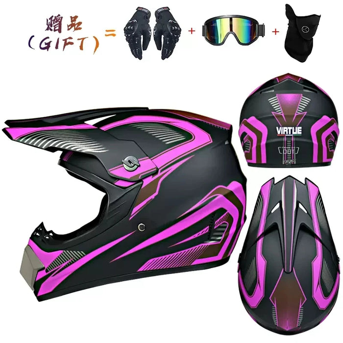 Safety Motocross Helmet man Casco Motocross Bicycle Downhill Capacete ATV Cross Helmet Child Motorcycle Helmet Dot Abs Unisex
