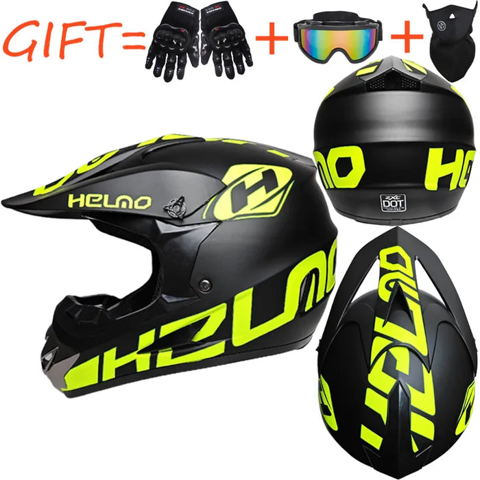 bicycle MTB motocross racing helmet motocross downhill bike helmet off-road mountain full face Helmet capacete motocross casco