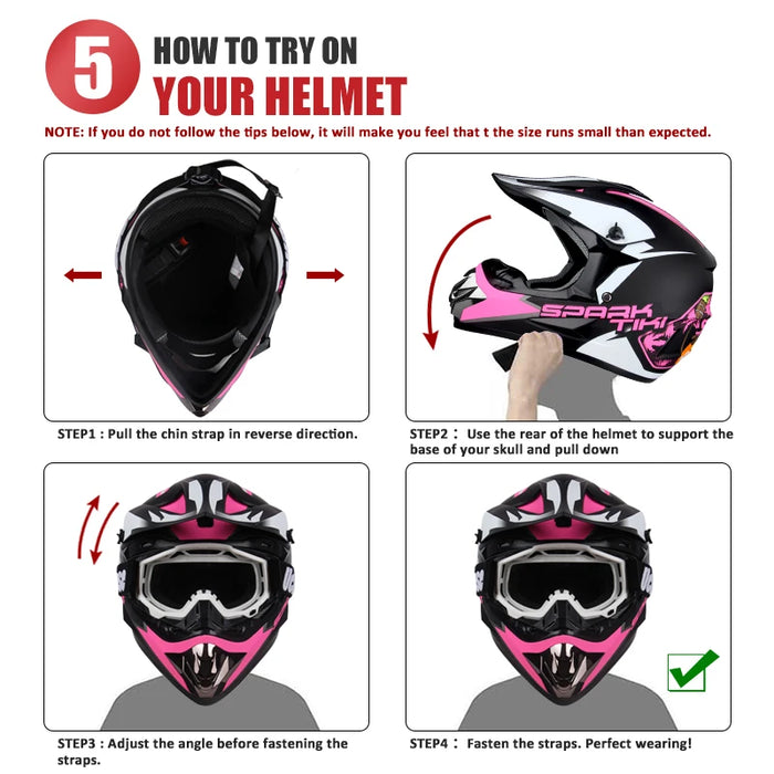 Adult Female Men Helmets Motocross Kask Cross Downhill Soporte Casco Off Road Helmet Racing Classic Motorcycle Original Enduro