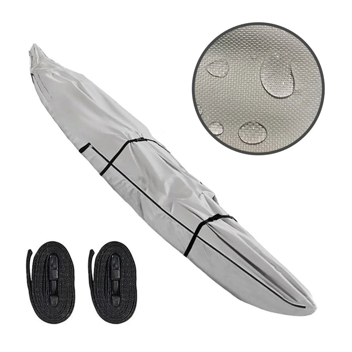 For Canoe For Kayak Full-Cover Boat Protection Dustproof Canoe Cover Water Sports Full Coverage Fishing Boat Cover