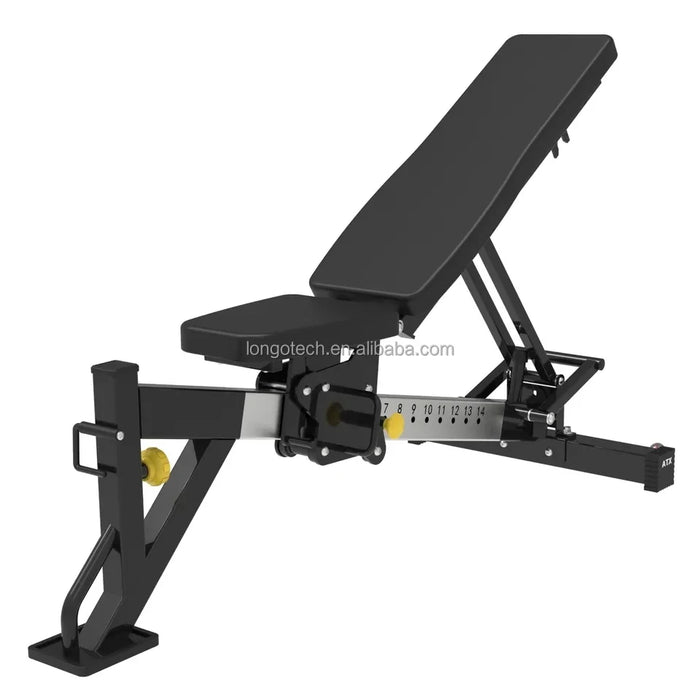 Fitness Gym Equipment Expandability Weightlifting Multi-Functional Incline Decline Flat Plate Loaded Weight Bench Press