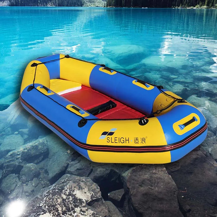 2.4M High-quality PVC Drifting Boat for Water Adventures 2 PERSON Inflatable Kayak Canoe for Outdoor Water Fun