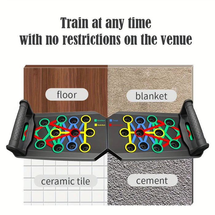 Multifunctional Home Fitness Equipment - Ergonomic Push-Up Training Boards for Chest and Shoulder Strength