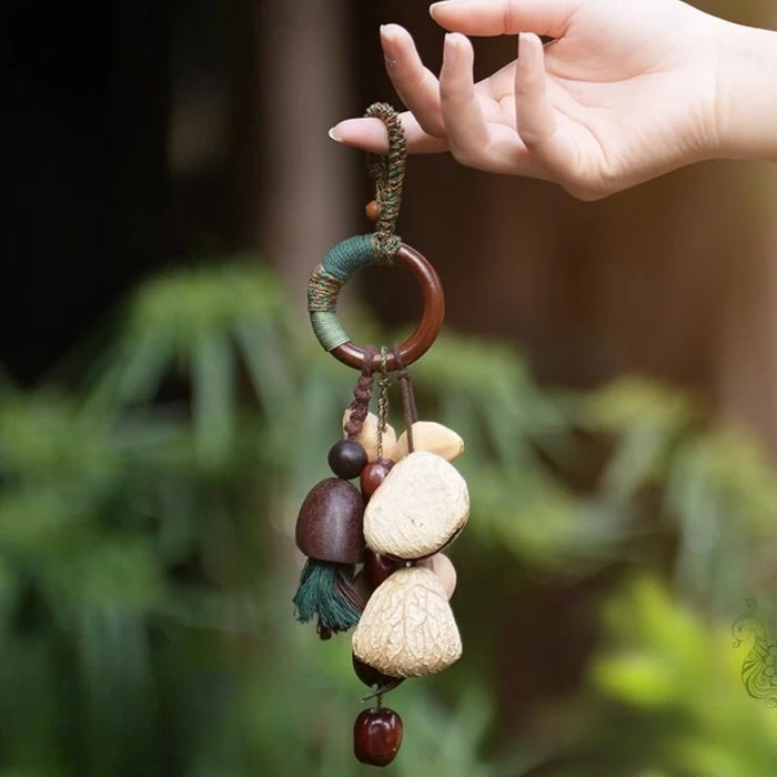Mindfulness Wind Chimes Diapason Meditation Wind Chime Yoga Relaxation Nut Shell Bells Sound Healing Musical Instrument Bell