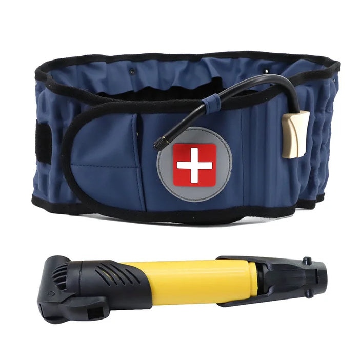 Decompression Lumbar Support Belt Waist Air Traction Brace Spinal Back Relief Belt Backach Pain Release Massager Unisex