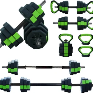 44lbs 4-in-1 Adjustable Dumbbell Set